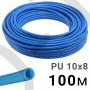 Полиуретановая трубка PI TOOLS PU10-8-100 для пневмосистем, 10x8 мм, 100 м