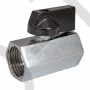 Кран шаровый KR-1/2F-1/2F для работы с жатым воздухом и жидкостями