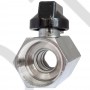 Кран шаровый KR-1/2F-1/2F для работы с жатым воздухом и жидкостями