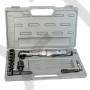 PI TOOLS PIT‑02460K — пневматический угловой гайковёрт 1/2″ с набором головок.