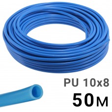 Трубка полиуретановая синяя PI TOOLS PU10-8-50, бухта 50 м, прямая до 8 бар, Арт. 1529