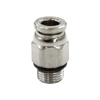 Пневмофитинг цанговый прямой Cn-I-1/8M-6 для полиуретановых и фторопластовых трубок, Арт. 4874