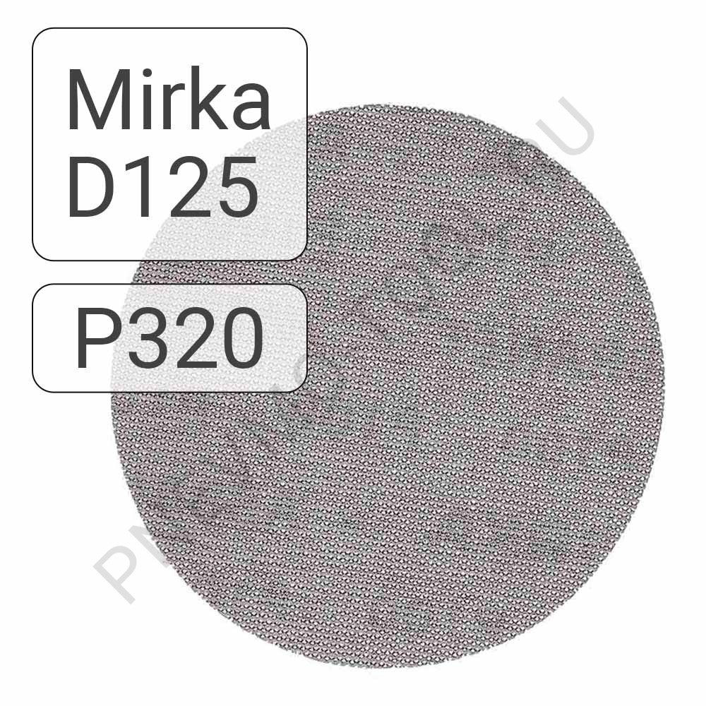 Шлифовальный круг на сетчатой основе ABRANET - 125mm Р320 /50 шт./упак