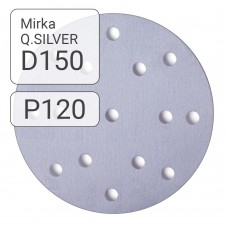 3661109912 - Q.SILVER 150 mm GRIP 15 HOLE P120